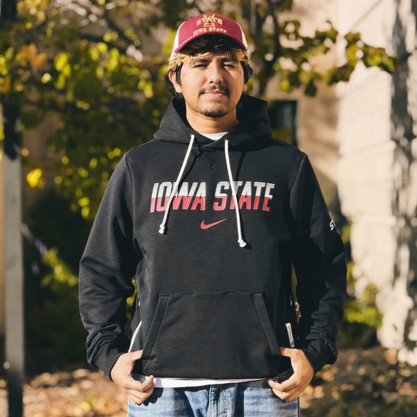 Nike Iowa State Gradient Black Hooded Sweatshirt